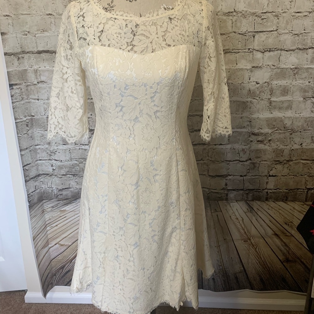 Eliza J size 6 cream